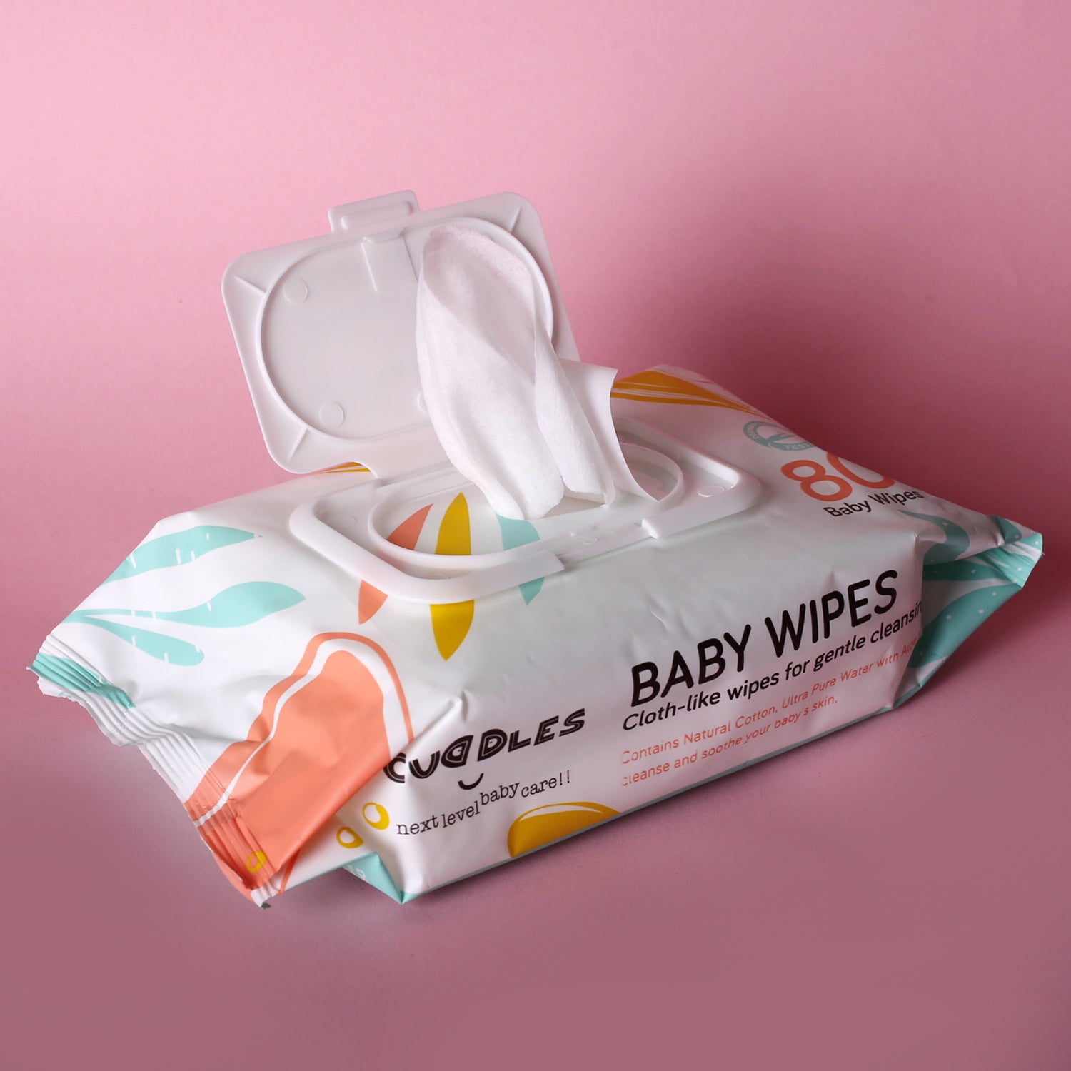 Cuddles Baby Wipes 80 Pcs Secondary image