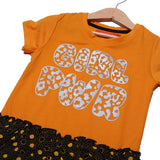 NEW ORANGE GIRL PWR PRINTED TOP T-SHIRT FOR GIRLS
