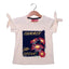 NEW LIME SUMMER DREAM PRINTED LYCRA FABRIC T-SHIRT FOR GIRLS