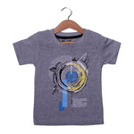 Load image into Gallery viewer, NEW GREY DESIGN PRINTED HALF SLEEVES T-SHIRT
