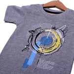 Load image into Gallery viewer, NEW GREY DESIGN PRINTED HALF SLEEVES T-SHIRT
