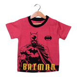 NEW BLUSH PINK BATMAN PRINTED HALF SLEEVES T-SHIRT