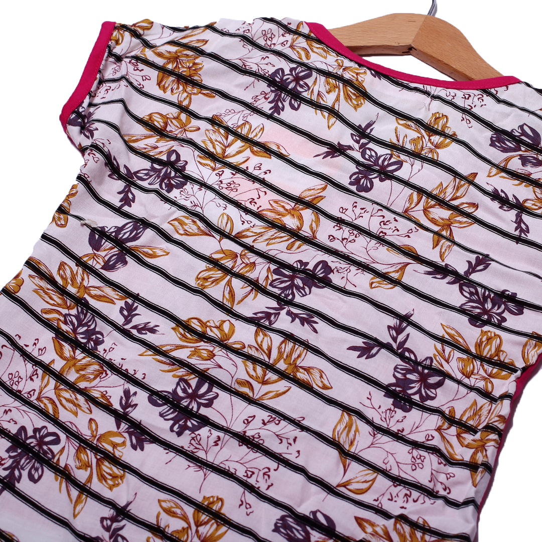 NEW PINK JUST BREATHE PRINTED T-SHIRT TOP FOR GIRLS