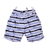 NEW WHITE COTTON JERSY WITH SHARK PRINTED SHORTS