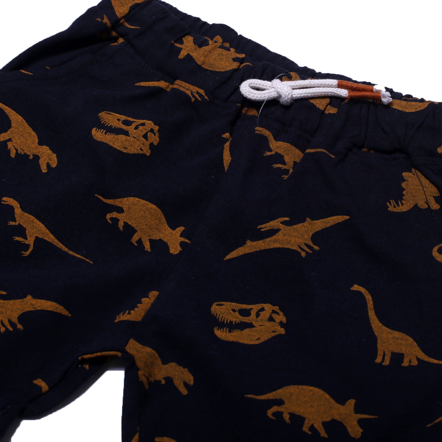 NEW NAVY BLUE WITH BIG DINO PRINTED SHORTS