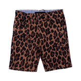 NEW BROWN COTTON CHEETAH PRINTED SHORTS 17