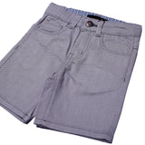 NEW GREY COTTON GEOMETRICAL PRINTED SHORTS 13