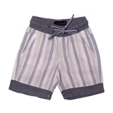 NEW WHITE & GREY WITH GREY STRIPES SHORTS 24