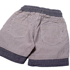 NEW CREAM & GREY WITH WHITE STRIPES SHORTS 30