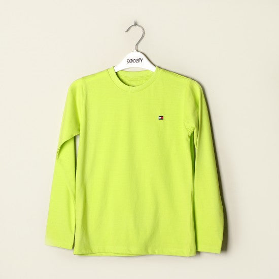 PLAIN GREEN FULL SLEEVE T-SHIRT Main image