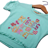 NEW PISTA KISSES ARE FREE PRINTED T-SHIRT TOP FOR GIRLS