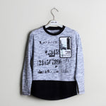 Load image into Gallery viewer, Grey  Printed Sweatshirts - Expo City
