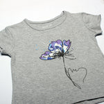 Load image into Gallery viewer, GREY FLOWER PRINTED T-SHIRT
