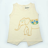 OFF WHITE ELEPHANT PRINTED T-SHIRT