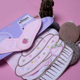 NEW PINK CUPCAKE MUFFIN EMBOIDERED BIB FOR BABIES
