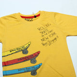 ROLLING SKATE YELLOW T-SHIRT