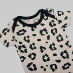 CHEETAH PRINTED PINK ROMPER FOR GIRLS