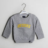 LIGHT GREY AWESOME PRINTED SWEATSHIRT - Expo City