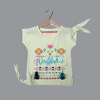 NEW YELLOW WANDERLUST T-SHIRT TOP FOR GIRLS