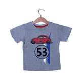 NEW GREY CAR 53 PRINTED T-SHIRT FOR BOYS