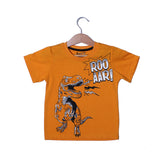 NEW MUSTARD DINO ROO AAR PRINTED T-SHIRT FOR BOYS