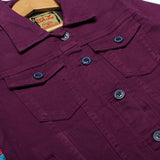 PURPLE JEANS JACKET FOR GIRLS