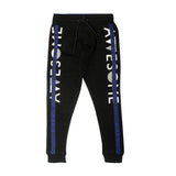 BLACK AWESOME PRINTED JOGGER PANTS TROUSERS