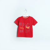 Hello Baby Bear Red Printed T-Shirt - Expo City