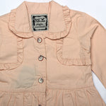 Load image into Gallery viewer, PEACH COTTON FROCK FOR GIRLS
