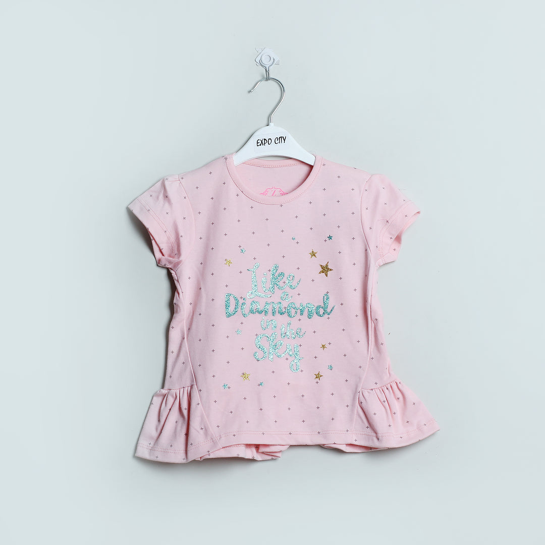 Light Pink Printed T-Shirt - Expo City