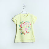 Light Yellow Loved Mama Printed Top - Expo City