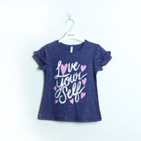Royal Blue Love Yourself Printed Top - Expo City