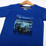 NEW ROYAL BLUE CALIFORNIA PRINTED T-SHIRT FOR BOYS