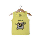 NEW YELLOW MANHATTAN PRINTED SANDOS FOR BOYS
