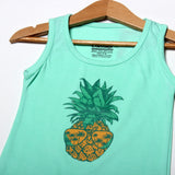 NEW SEA GREEN PINE APPLE PRINTED SANDOS FOR BOYS