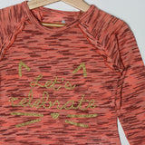 Let's Celebrate Peach Full Sleeve Girls Top