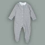 NEW BLACK STRIPES FULL BODY FULL SLEEVES ROMPERS