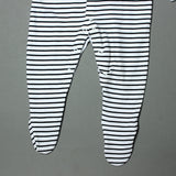 NEW BLACK STRIPES FULL BODY FULL SLEEVES ROMPERS