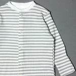Load image into Gallery viewer, NEW GREY STRIPES FULL BODY FULL SLEEVES ROMPERS
