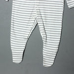 Load image into Gallery viewer, NEW GREY STRIPES FULL BODY FULL SLEEVES ROMPERS
