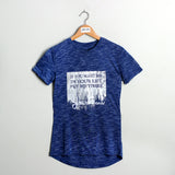 BLUE  YOUR HEART PRINTED TOP - Expo City