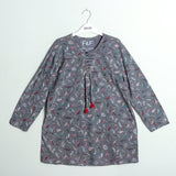 GREY  PRINTED TOP - Expo City