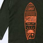 Load image into Gallery viewer, NEW GREEN EAST COAST PRINTED FULL SLEEVE T-SHIRT
