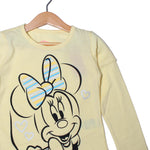 Load image into Gallery viewer, NEW YELLOW MINNIE MOUSE PRINTED T-SHIRT TOP FOR GIRLS
