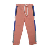 NEW LIGHT PEACH WITH 3 TONE COLOURS JOGGER PANTS TROUSER
