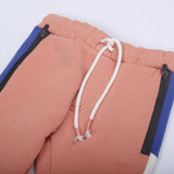 NEW LIGHT PEACH WITH 3 TONE COLOURS JOGGER PANTS TROUSER
