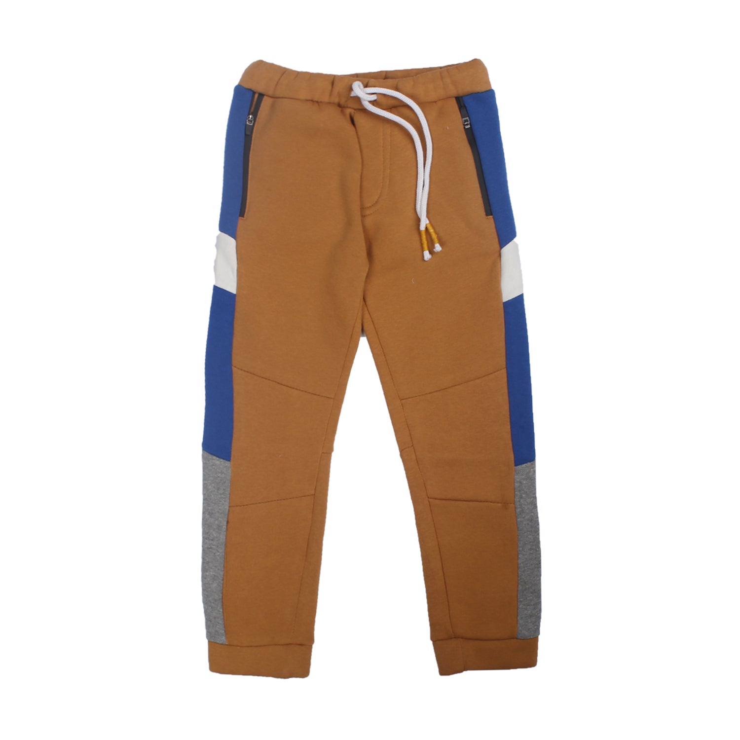 NEW MUSTARD WITH 3 TONE COLOURS JOGGER PANTS TROUSER