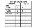NEW LIGHT GREY A SLICE OF SUMMER PRINTED T-SHIRT FOR GIRLS