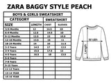 NEW PEACH PLAIN BAGGY STYLE SWEATSHIRT