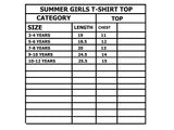 NEW RED FANTASTIC PRINTED T-SHIRT TOP FOR GIRLS